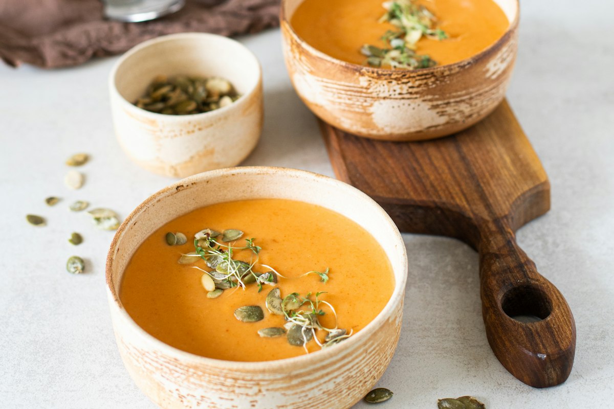 Sweet Potato Soup with Ginger
